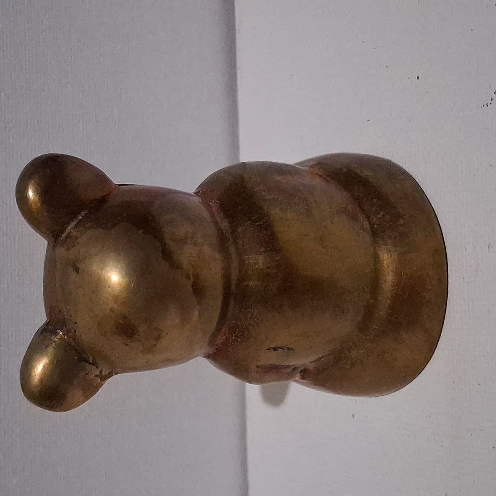 Vintage Brass Bear Figurine - Picture 2 of 3